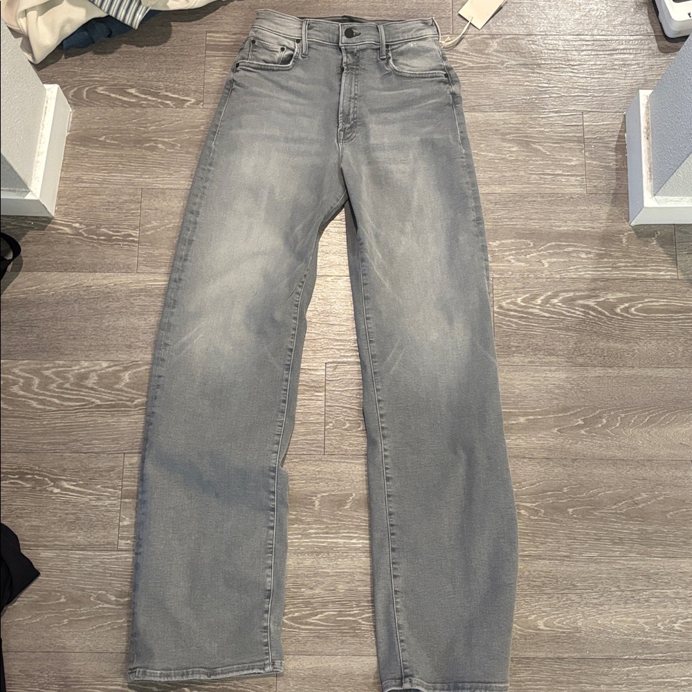 MOTHER Gray Denim Jeans